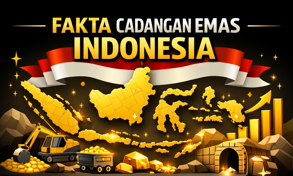 Fantastis! Kekayaan Emas Indonesia Tersebar di 5 Wilayah Ini, Nilainya Capai Ribuan Triliun