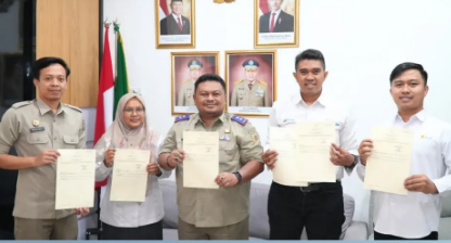 Sertipikat Aset PLN Diserahkan, BPN OKU Perkuat Kepastian Hukum dan Dukung Infrastruktur Kelistrikan