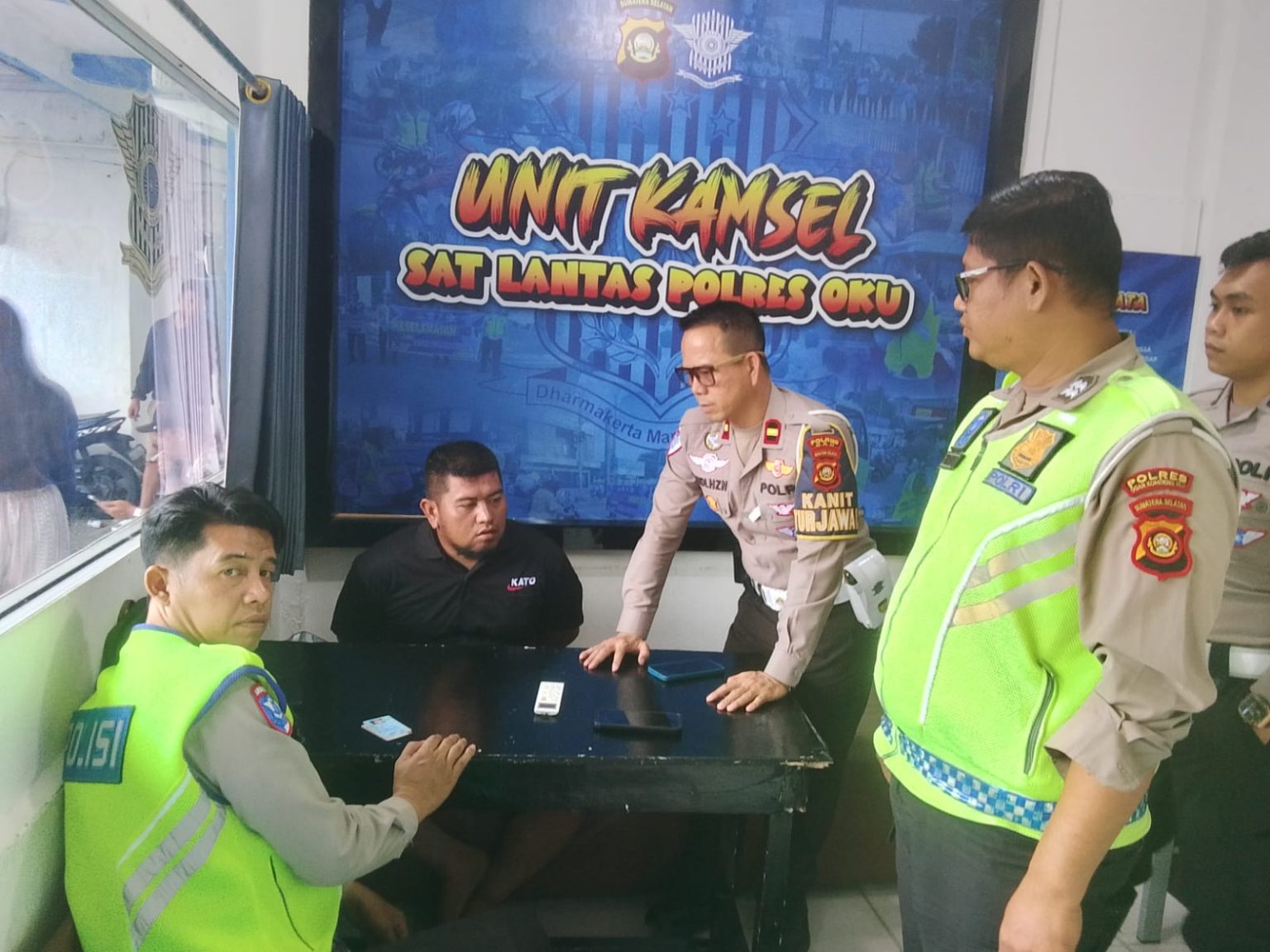 Karyawan Perkebunan Ditangkap di Taman Kota Baturaja